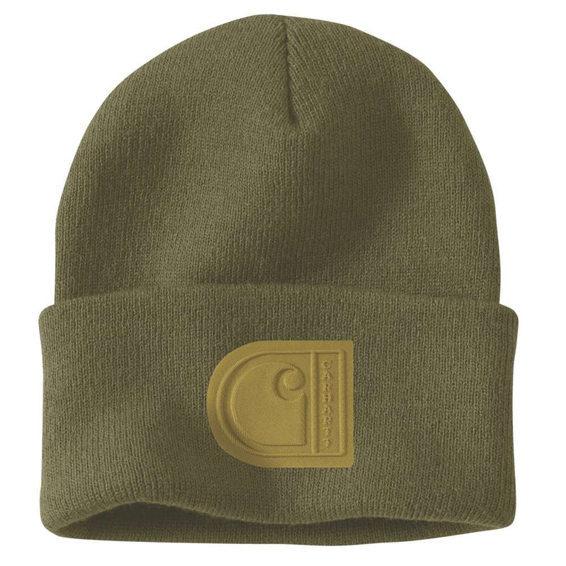 Carhartt 107190 Knit Cuffed C Patch Beanie - Apparel & Accessories > Clothing Accessories > Hats > Beanies HEADWEAR