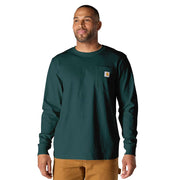 Carhartt 107260 Relaxed Fit Heavyweight Long-Sleeve Mountain Graphic T-Shirt - Apparel & Accessories > Clothing > Clothing Tops > T-Shirts T-SHIRTS