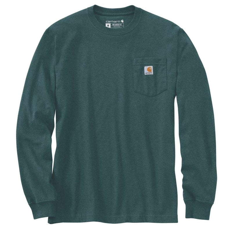 Carhartt 107260 Relaxed Fit Heavyweight Long-Sleeve Mountain Graphic T-Shirt - Apparel & Accessories > Clothing > Clothing Tops > T-Shirts T-SHIRTS