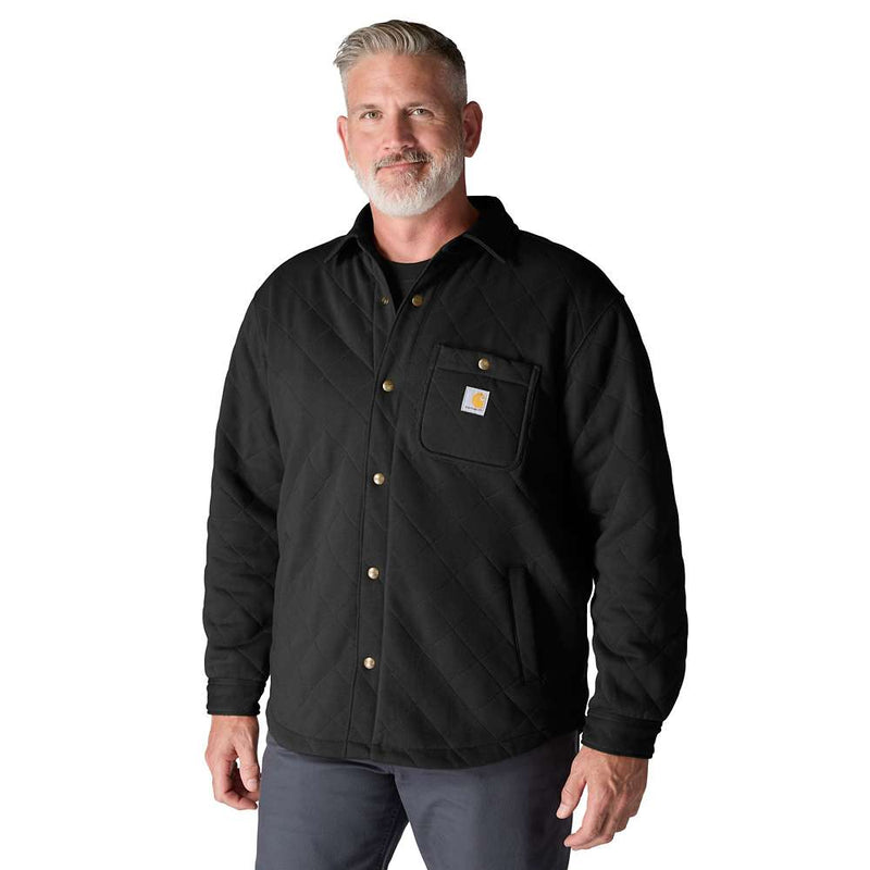 Carhartt 107270 Rain Defender Loose Fit Heavyweight Quilted Snap Front Shirt Jac - Apparel & Accessories > Clothing > Clothing Tops > Shirts SHIRTS