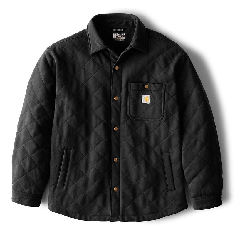 Carhartt 107270 Rain Defender Loose Fit Heavyweight Quilted Snap Front Shirt Jac - Apparel & Accessories > Clothing > Clothing Tops > Shirts SHIRTS