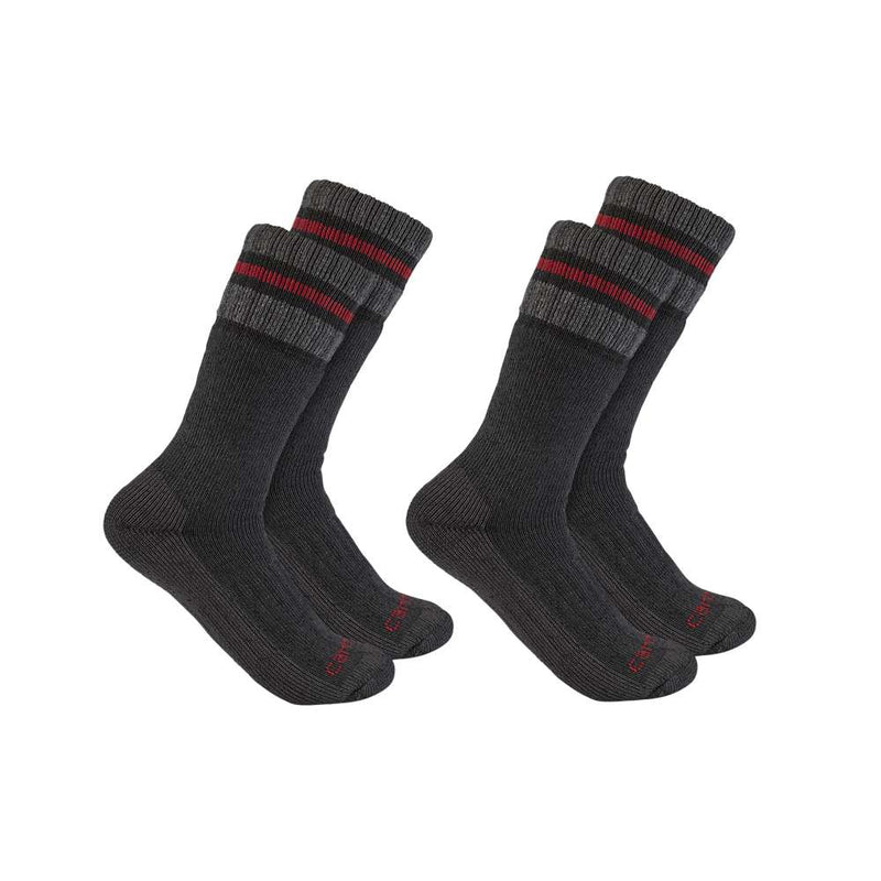 Carhartt SB7742 Men's Heavyweight Boot Sock 2-Pack - Apparel & Accessories > Clothing > Socks > Crew Socks SOCKS & UNDERWEAR