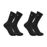 Carhartt SC2252M Force Midweight Crew Sock 2 PACK - Apparel & Accessories > Clothing > Socks > Crew Socks SOCKS & UNDERWEAR