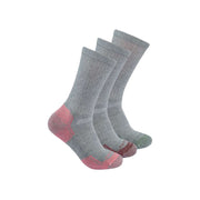 Carhartt SC2823 Women's Mid Weight Cotton Blend Crew Sock 3PK - Apparel & Accessories > Clothing > Socks > Crew Socks SOCKS & UNDERWEAR