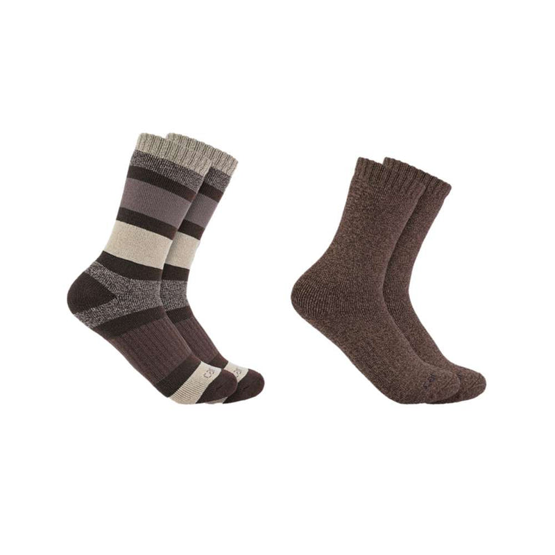Carhartt SC3152 Women's Heavyweight Crew Sock 2-pack - Apparel & Accessories > Clothing > Socks > Crew Socks SOCKS & UNDERWEAR