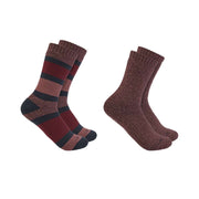 Carhartt SC3152 Women's Heavyweight Crew Sock 2-pack - Apparel & Accessories > Clothing > Socks > Crew Socks SOCKS & UNDERWEAR