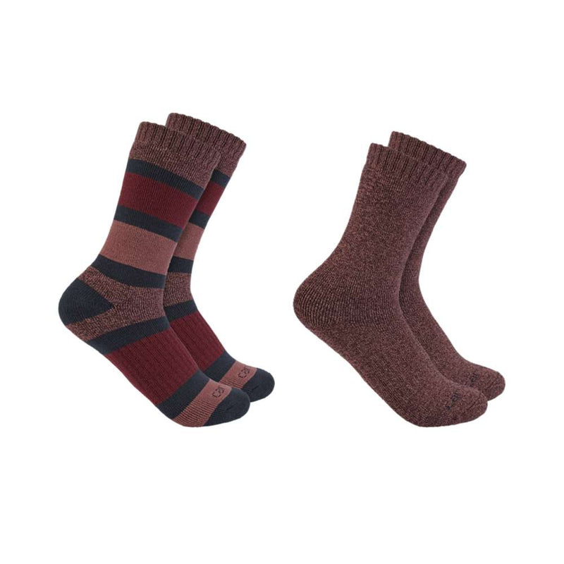 Carhartt SC3152 Women's Heavyweight Crew Sock 2-pack - Apparel & Accessories > Clothing > Socks > Crew Socks SOCKS & UNDERWEAR