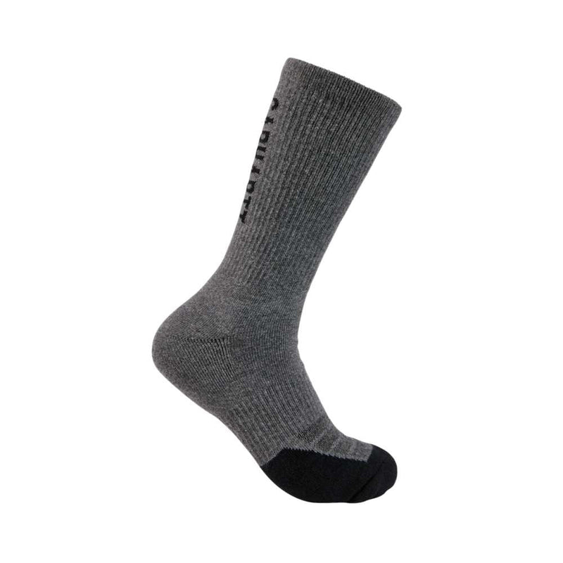 Carhartt SC9913M FORCE Midweight Logo Crew Sock 3 Pack - Apparel & Accessories > Clothing > Socks > Crew Socks SOCKS & UNDERWEAR