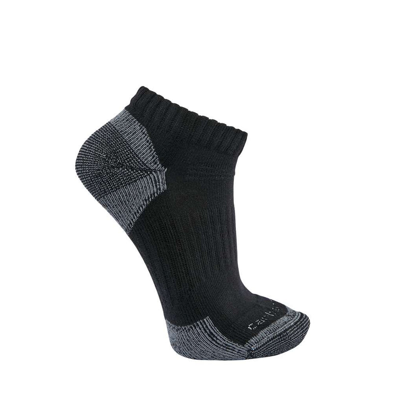 Carhartt SL6003 Midweight Cotton Blend Low Cut Sock 3 Pack - Apparel & Accessories > Clothing > Socks > Ankle Socks SOCKS & UNDERWEAR