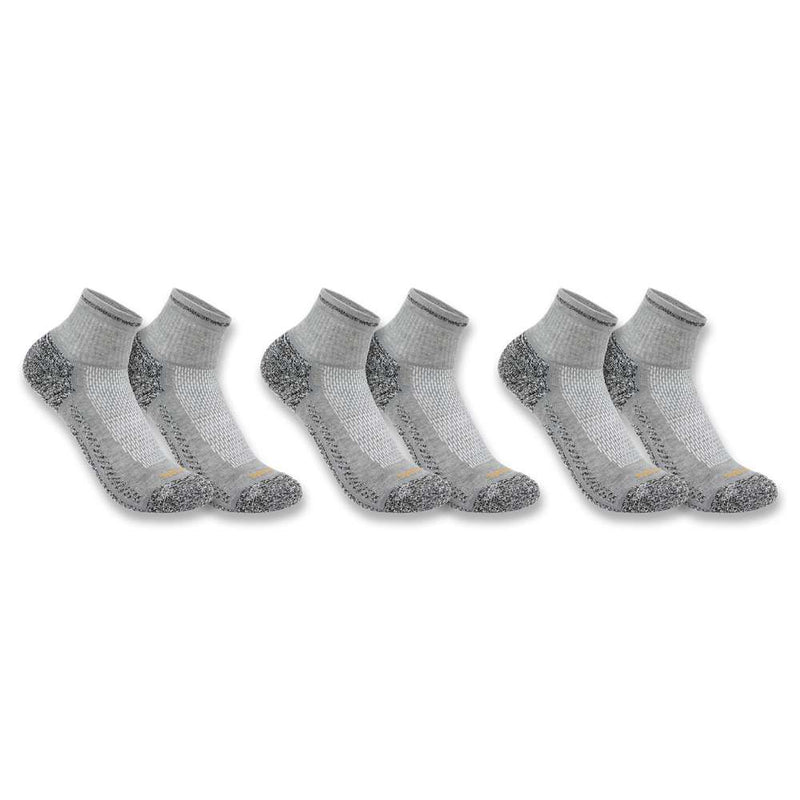 Carhartt SQ5283M FORCE Midweight Quarter Sock 3 Pack - Apparel & Accessories > Clothing > Socks > Crew Socks SOCKS & UNDERWEAR