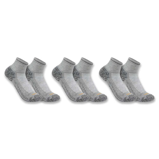 Carhartt SQ5283M FORCE Midweight Quarter Sock 3 Pack - Apparel & Accessories > Clothing > Socks > Crew Socks SOCKS & UNDERWEAR