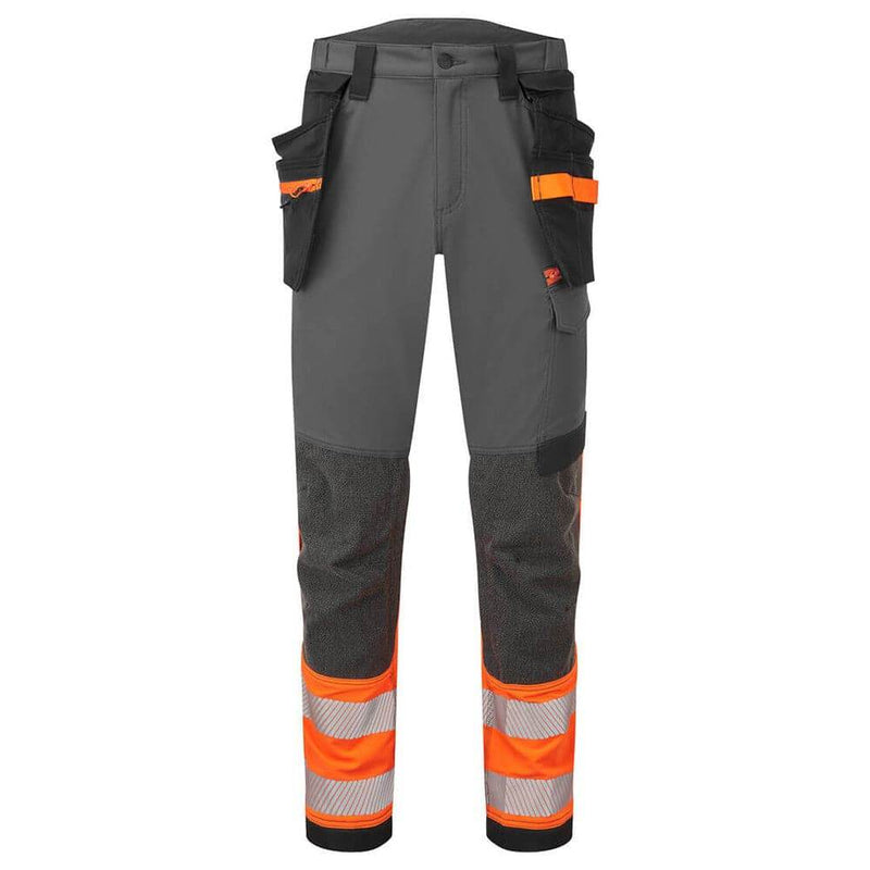 Portwest EV442 EV4 Hi-Vis Stretch Detachable Holster Class 1 Trousers - Business & Industrial > Work Safety Protective Gear HI-VIS TROUSERS