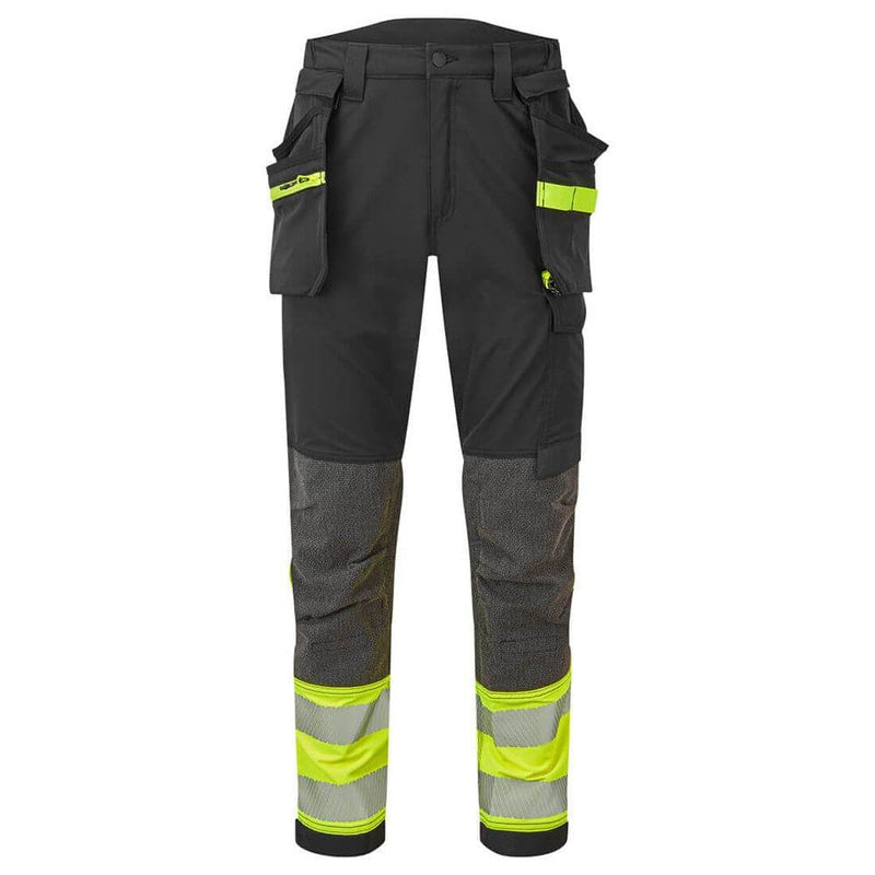 Portwest EV442 EV4 Hi-Vis Stretch Detachable Holster Class 1 Trousers - Business & Industrial > Work Safety Protective Gear HI-VIS TROUSERS