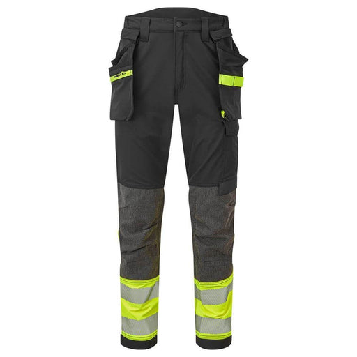 Portwest EV442 EV4 Hi-Vis Stretch Detachable Holster Class 1 Trousers - Business & Industrial > Work Safety Protective Gear HI-VIS TROUSERS