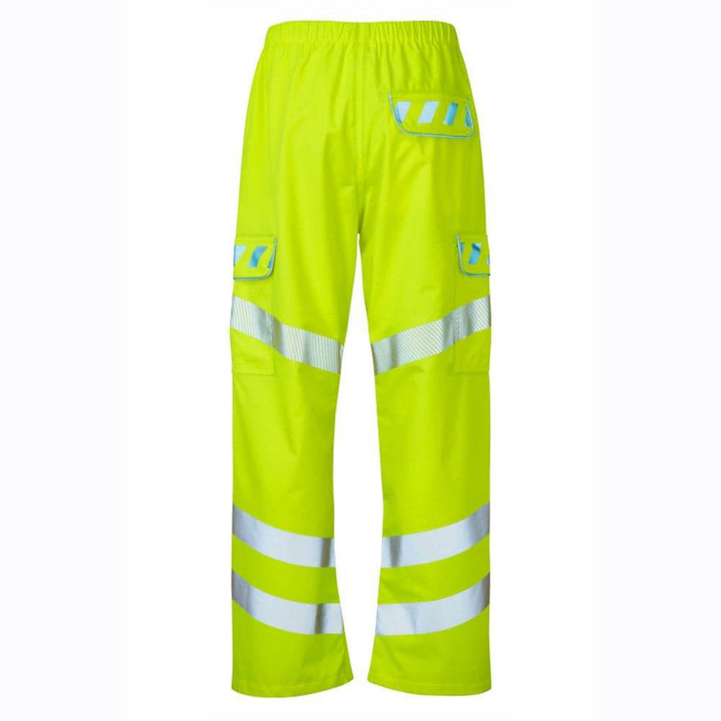 PULSAR EVO101 Evolution HV Yellow Waterproof Breathable Over Trouser - WATERPROOF TROUSERS