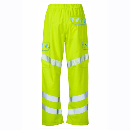 PULSAR EVO101 Evolution HV Yellow Waterproof Breathable Over Trouser - WATERPROOF TROUSERS