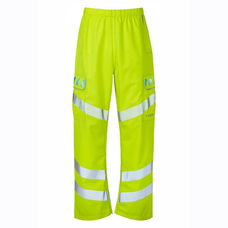 PULSAR EVO101 Evolution HV Yellow Waterproof Breathable Over Trouser - WATERPROOF TROUSERS