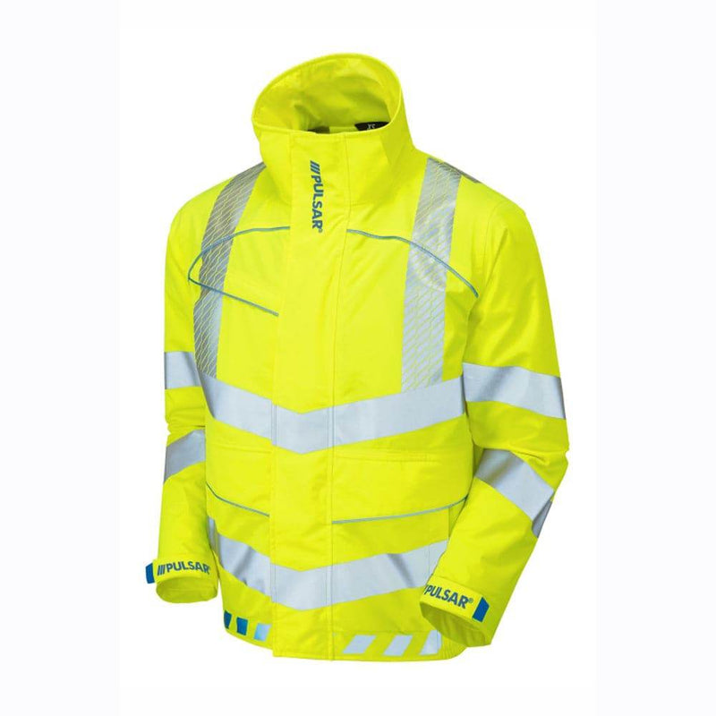 PULSAR EVO103 Evolution HV Yellow Waterproof Breathable Bomber Jacket - WATERPROOF JACKETS & SUITS