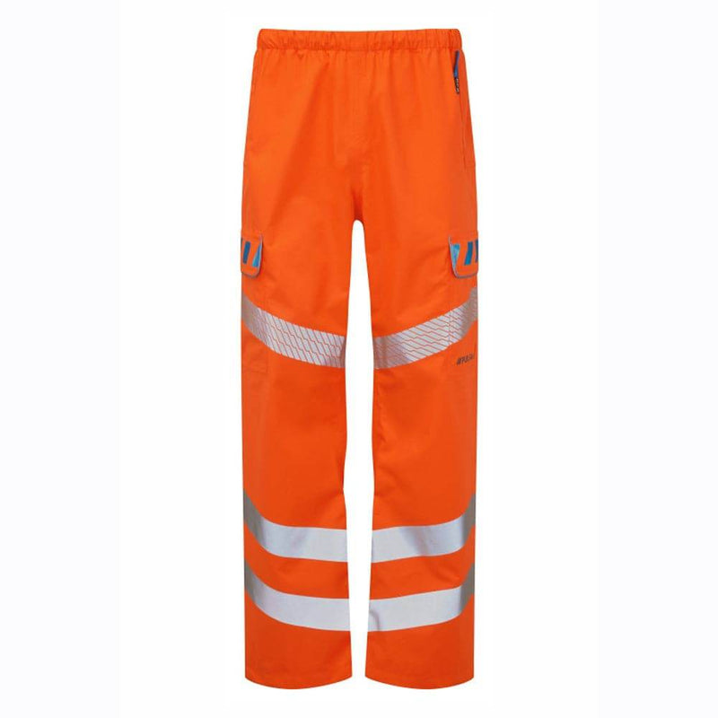 PULSAR EVO251 Evolution HV Orange Waterproof Breathable Over Trouser - WATERPROOF TROUSERS