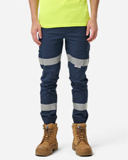 Elwood Elastic Waist Cuffed Reflective Trousers - Business & Industrial Trousers