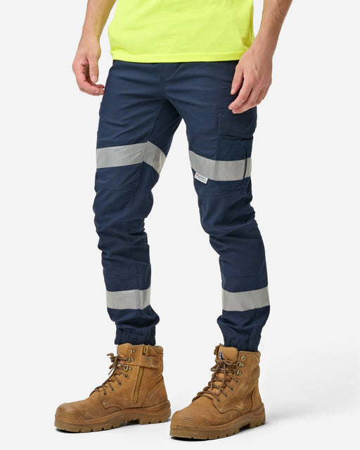 Elwood Elastic Waist Cuffed Reflective Trousers - Business & Industrial Trousers