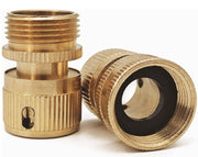 Hose Connector Snap-On Female with Male Thread 3/4" BSP - Home & Garden > Lawn & Garden > Watering & Irrigation > Garden Hose Fittings & Valves > Garden Hose Fittings Garden watering