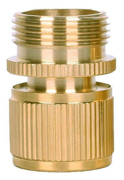Hose Connector Snap-On Female with Male Thread 3/4" BSP - Home & Garden > Lawn & Garden > Watering & Irrigation > Garden Hose Fittings & Valves > Garden Hose Fittings Garden watering