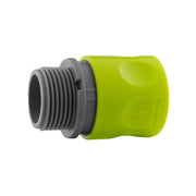 Hose Connector Lime with In-Line BSPF Valve and 19mm Brass Barb - Home & Garden > Lawn & Garden > Watering & Irrigation > Garden Hose Fittings & Valves > Garden Hose Fittings Garden watering