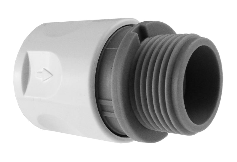 IBC 2” S60X6 Cap with Male Quick Connector and ¾” BSP Threaded Hose Connector - Hardware > Plumbing > Plumbing Fittings & Supports > Pipe Connectors