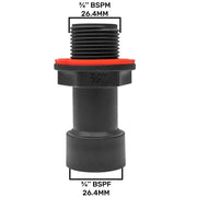 Water Butt Extension 3/4" BSPM-F - Home & Garden > Lawn & Garden > Watering & Irrigation > Garden Hose Fittings & Valves Tech Hose & Fittings