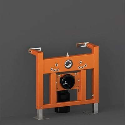 Universal Concealed Pan Support Frame with Adjustable Fittings - Bathrooms