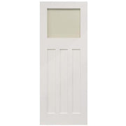 Edwardian 4 Panel White Primed Glazed Internal Door - All Sizes - Doors