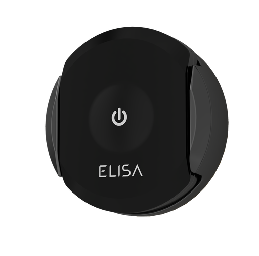 Elisa Intuition Divert Concealed Smart Hand Shower, Fixed Wall Head & Remote for HP/Combi - Black -