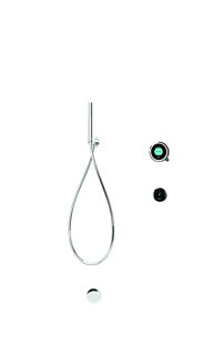 Elisa Intuition Divert Concealed Smart Hand Shower, Overflow Bath Fill & Remote - HP/Combi -Chrome -