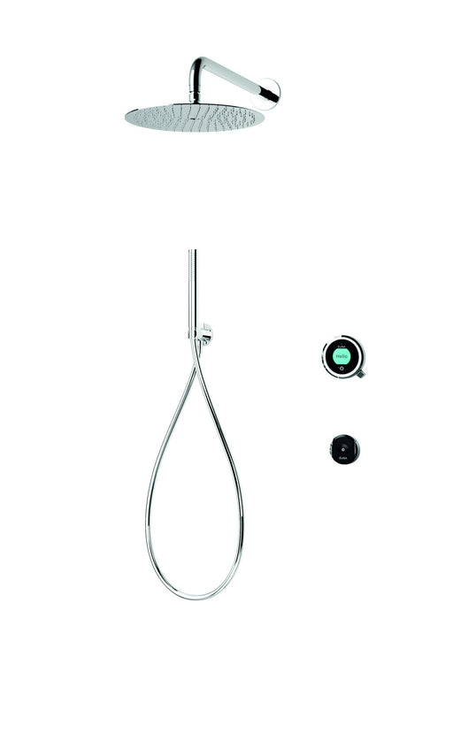 Elisa Intuition Divert Concealed Smart Hand Shower, Fixed Wall Head & Remote - HP/Combi - Chrome -
