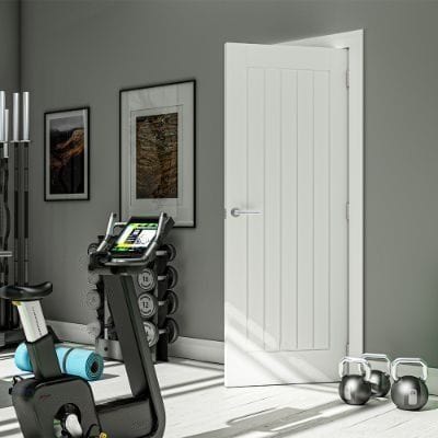 Ely White Primed Internal Fire Door FD30 - All Sizes -