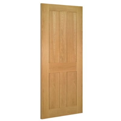 Eton Oak Unfinished Interior Door - All Sizes -