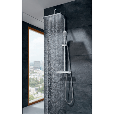 Even-T Square Thermostatic Shower Column - Bathrooms