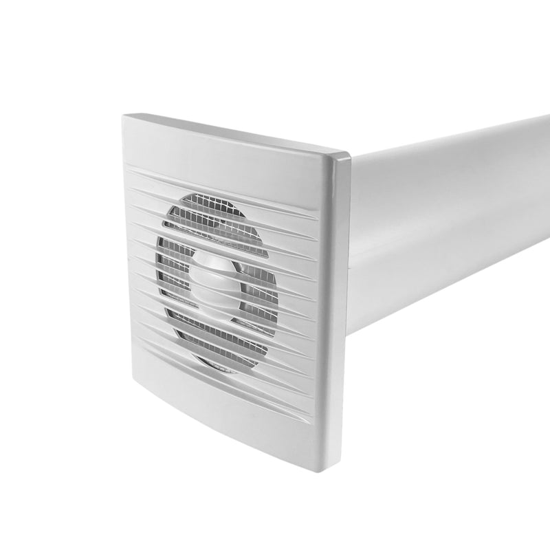 Through Wall Ventilation Kit - STYL Fan with Timer and Graphite External Vent - OTHER