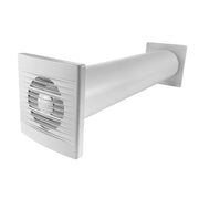 Through Wall Ventilation Kit - STYL Fan with Timer and Graphite External Vent - OTHER