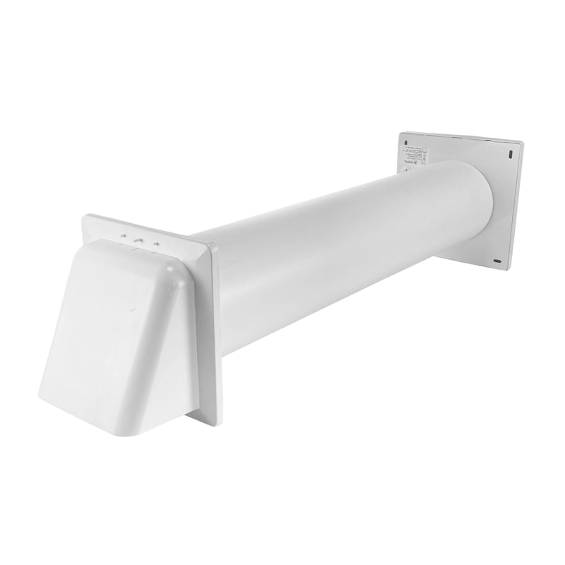 Through Wall Ventilation Kit - STYL Fan with Timer and White External Vent - OTHER