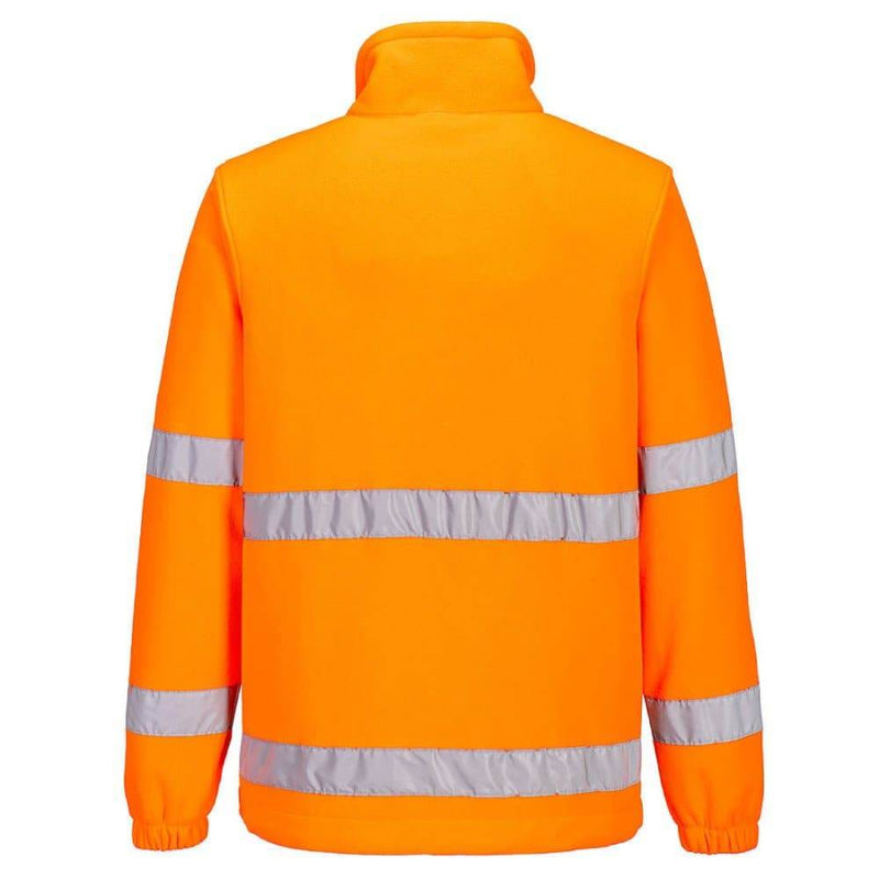 PORTWEST F302 HI-VIZ 1/2 ZIP FLEECE - HI-VIS SWEATSHIRTS & HOODIES