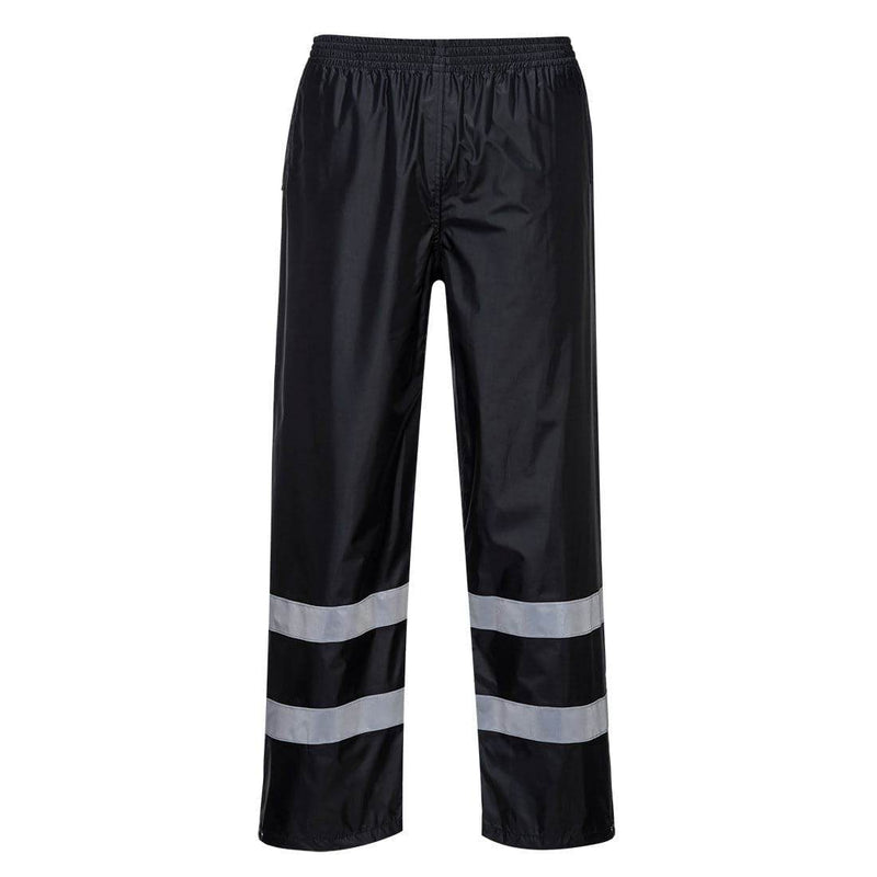 Portwest F441 Classic Iona Rain Hi-Vis Stripe Trousers - WATERPROOF TROUSERS