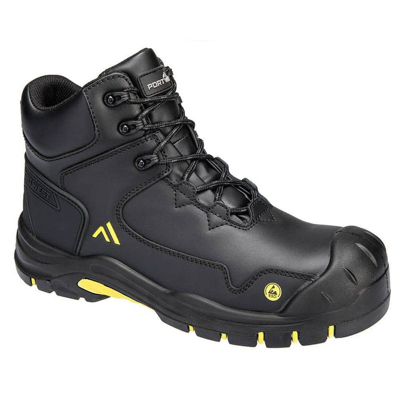 Portwest FC18 FX2 Apex Composite Mid Safety Work Boot S3S ESD HRO SR SC FO - Business & Industrial > Work Safety Protective Gear SAFETY BOOTS