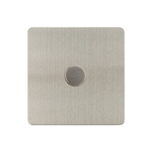 Caradok - The Ultra Flat - Brushed Chrome - FN146IUD - 1G Intelligent Universal Dimmer Switch Brushed Chrome (1 X 200W) - Hardware > Power & Electrical Supplies > Power Outlets & Sockets > Wall Outlets Caradok - The Ultra Flat - Brushed Steel