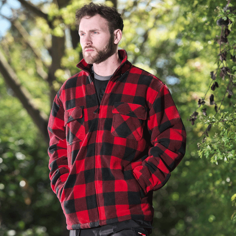 Fort 126 Portman Sherpa Fleece Lined Jacket - FLEECE CLOTHING