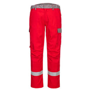 Portwest FR06 FR Bizflame Industry Two Tone Trousers Red, 38" Waist Regular Leg - Apparel & Accessories > Clothing > Uniforms & Workwear > Contractor Pants & Coveralls SALE TROUSERS