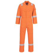 Portwest FR21 Flame Resistant Super Light Weight Anti-Static Coverall 210g - FLAME RETARDANT OVERALLS