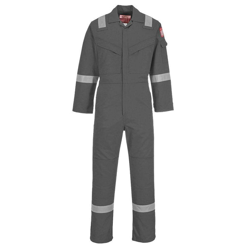 Portwest FR28 Flame Resistant Light Weight Anti-Static Coverall 280g - FLAME RETARDANT OVERALLS