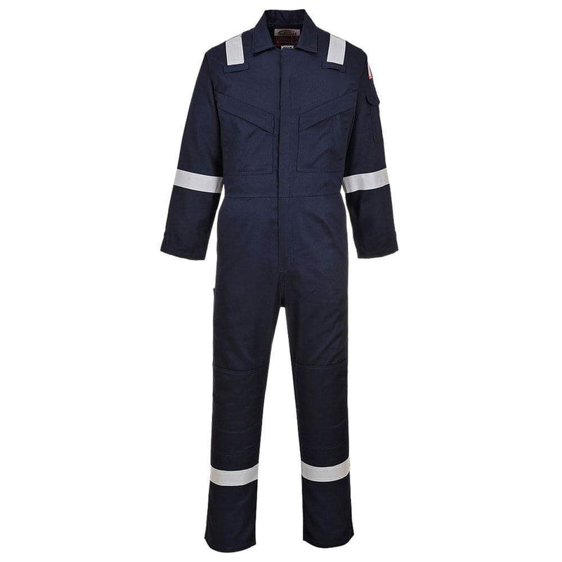 Portwest FR28 Flame Resistant Light Weight Anti-Static Coverall 280g - FLAME RETARDANT OVERALLS